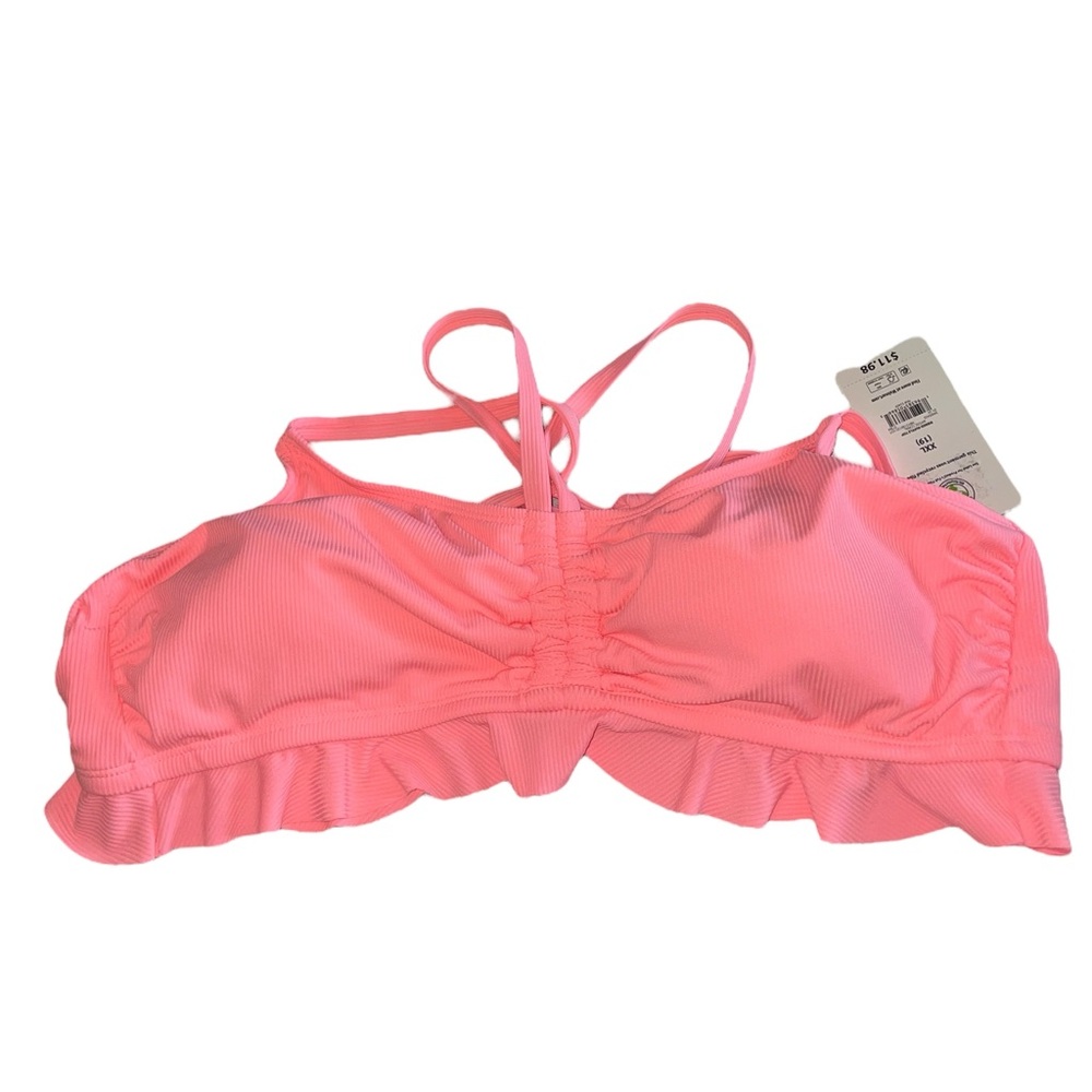 BNWT No Boundaries Swim Pink Bikini Top (Mystic Coral, XXL (19))